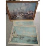A selection of prints and picture frames
