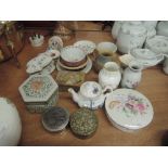 A selection of ceramics including Mintons