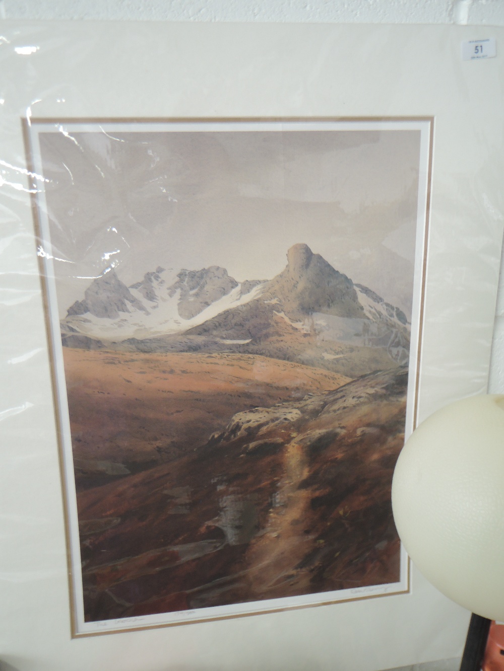 A limited run print of Scottish highland mountain The Cobbler by Rob Piercy