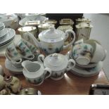 A part Chinese tea service