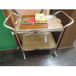 A vintage tea trolley