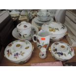 A selection of kitchen ceramics by Royal Worcester in the Evesham design