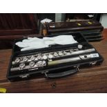 A traditional flute , Evette Buffet Crampon, numbered 600788