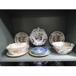 A selection of ceramics including Royal Copenhagen