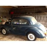 A Morris Minor, YPD383G first registered 1969, with V5/2, 1089cc with 84000 Miles on the