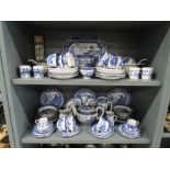 A large part dinner and tea service by Burleigh ware