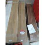 A quantity of Aprian oak laminate flooring