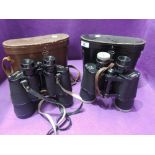 Two pair of binoculars Technar by Swift and Yashica