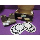 A view master and selection of slides including Space and NASA interest