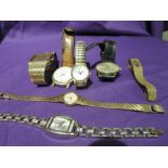 A small selection of wrist watches including Rotary, Accurist & Next