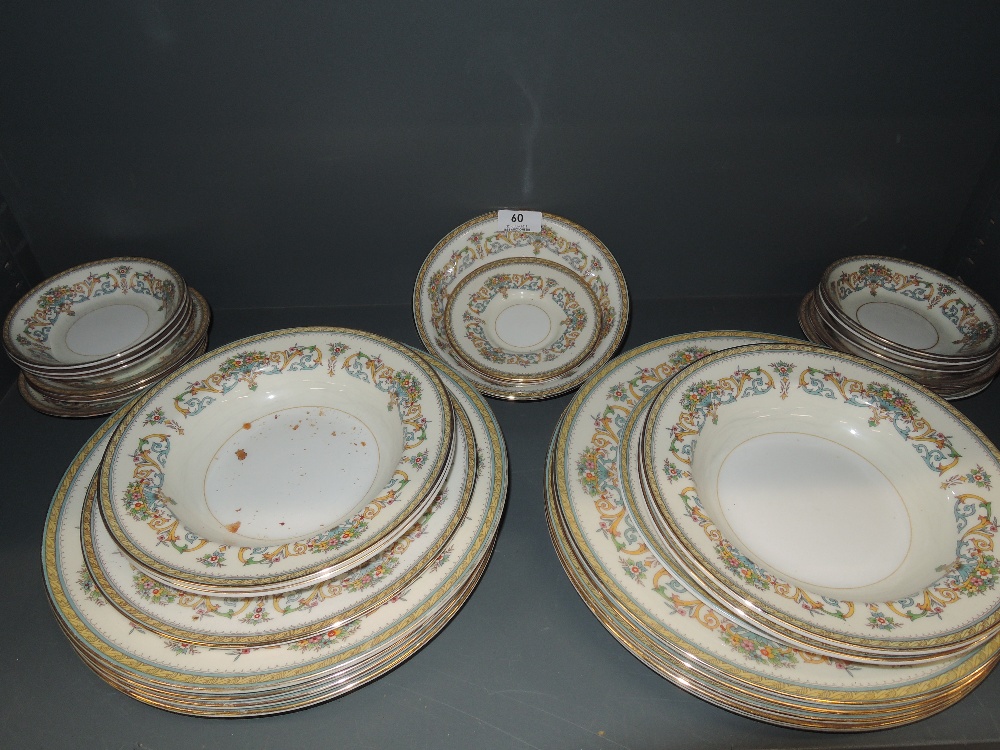 A part dinner service by Aynsley in the Henley design