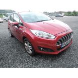 A Ford Fiesta Zetec Eco, 998cc, PK66HNH, first registered 1st October 2016, odometer reading