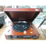 A retro table top radiogram