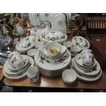 A selection of dinner and table wares by Royal Worcester