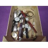 A selection of wristwatches in various design and styles