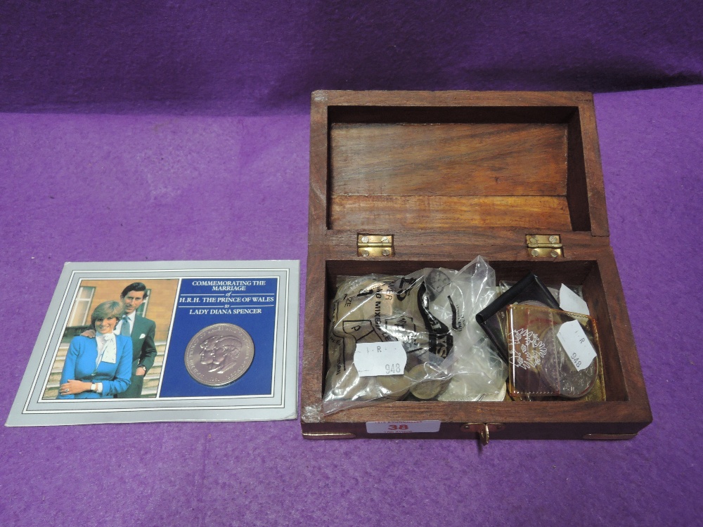 A selection of collectable world coins and currency