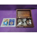 A selection of collectable world coins and currency