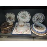 A selection of ceramics including Aynsley
