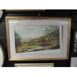 A vintage print of Rydal water