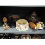 A selection of ceramics including Sylvac