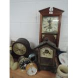 A selection of various design clock including German style
