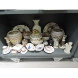A selection of ceramics including Wedgwood