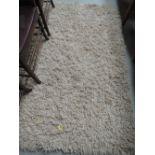 A wool style shag rug