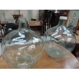 A pair of carboys