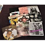 A lot of ten UK Mod Revival and Punk seven inch singles