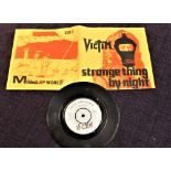 A rare copy of ' strange thing by night ' by Victim on the Belfast based Good Vibrations label -