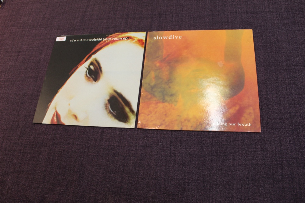 Two 12' singles ep's by Slowdive - rare and sough after