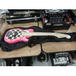 A Junior electric guitar, short scale, Rock a teer