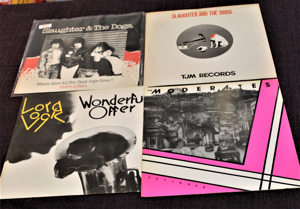 A lot of eight UK Punk / New Wave and Post Punk twelve inch singles