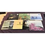 A Lot of 8 Echo and the Bunnymen 12' singles / some rare titles and poster included in one of them