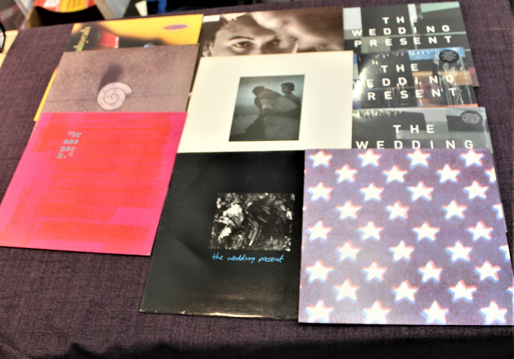 A se;lection of Wedding Present records - seven twelve inch singles and three ten inch simgles