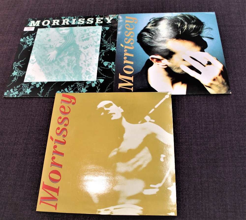 A lot of three Morrissey twelve inch singles / Smiths interest