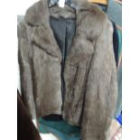 Vintage short fur jacket, soft and supple condition, small to medium size.