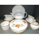A selection of ceramics including Royal Worcester