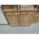 A pine dresser base (has been matched with lot 463)