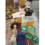 A selection of Cindy, dolls and furniture