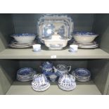 A large selection of Copeland Spode tableware, including part tea service