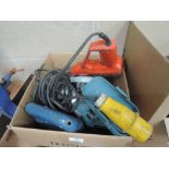 A selection of power tools