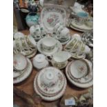 A selection of vintage teaware including Royal Doulton and Coalport part services