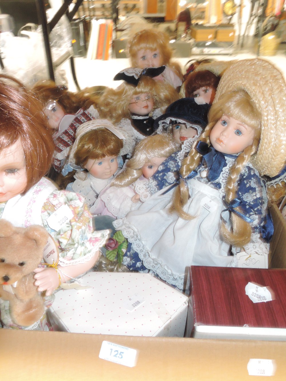A selection of dolls in dress various makes and styles
