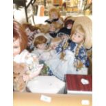 A selection of dolls in dress various makes and styles