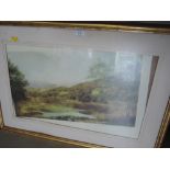 A vintage print of Rydal water