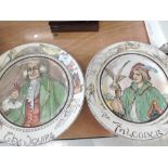 A selection of series ware plates by Royal Doulton