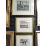 A selection of three prints Napoleonic themes