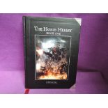 A leather bound hardback volume, The Horus Heresy, Book One, Betrayal, by Alan Bligh, A Supplement