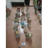 Nineteen Beswick Beatrix Potter , Mrs Tittlemouse, Timmy Willie from Johny Townmouse, Tailor of